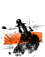 Illustration "Waterworld movie hack" • Data Projekt, agence digitale experte en éco-conception web 👾